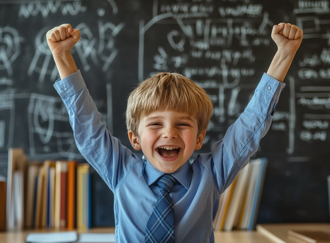 pantum11.__A_boy_in_a_blue_shirt_and_tie_is_happy_with_his_arms_269440bc-494a-4ec5-bfe9-6126d47f0338 pantum11.__A_boy_in_a_blue_shirt_and_tie_is_happy_with_his_arms_269440bc-494a-4ec5-bfe9-6126d47f0338